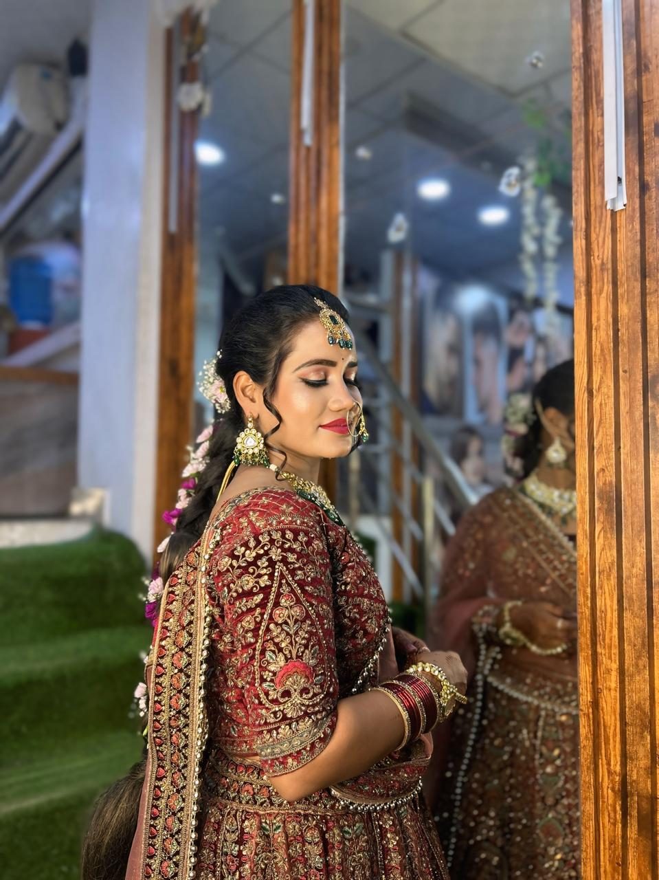 Bridal makeup by A to Z Events