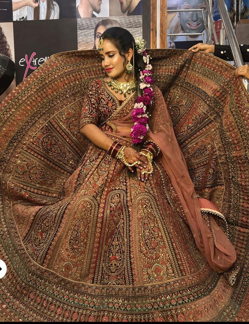 Bridal makeup by A to Z Events